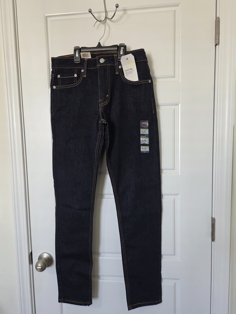 Levi’s Jeans Flex 512 Slim Taper Stretch Denim Blue Men’s Size 29X32  NWT
